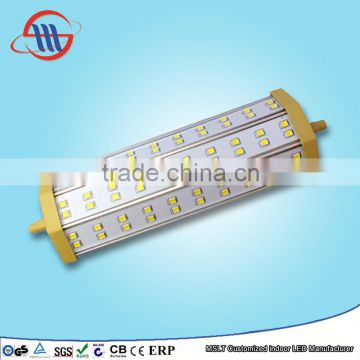 Haining Mingshuai LED bulb R7S LED ceramic flood light 135mm 2835 SMD 12W linear dimmable replace J135 halogen Lamp