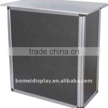 Portable aluminum customized collapsible advertising table for supermarket usage