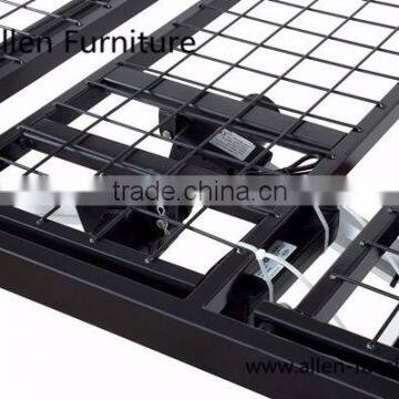 2016 New Design Metal Mesh Adjustable Electric Bed Frame With Head and Leg Elevation, Split Queen Size