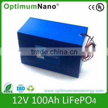 Lithium ion battery 12v 100ah lifepo4 batteries for caravan