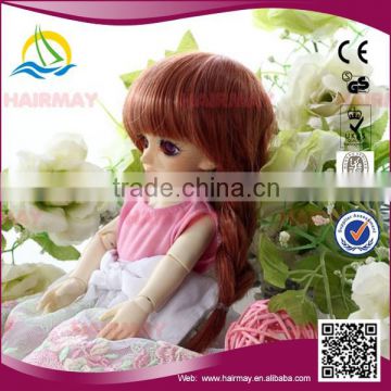 China factory 25cm synthetic doll hair