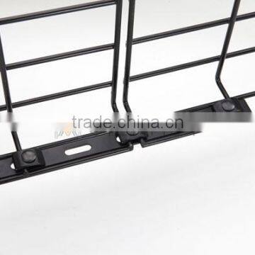 Powder Coated Mesh Grid Steel Hanging Cable Tray CE RoHS SGS / Wire Mesh Cable Tray