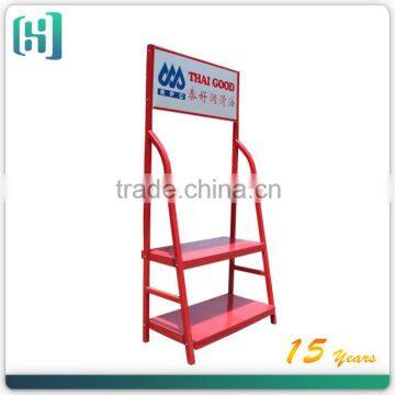 metal store engine lube Lubricating oil showroom exhibition display shelf rack HSX-S0039