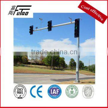 New Style Traffic Light Pole and Steel Traffic Signal Post Hot Dip Galvanized Pole Price photo-3