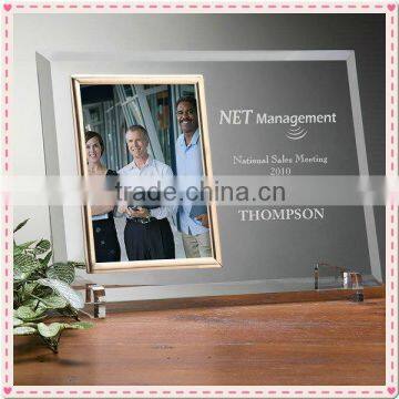 Professional Glass Souvenir Photo Frame For Business Favor