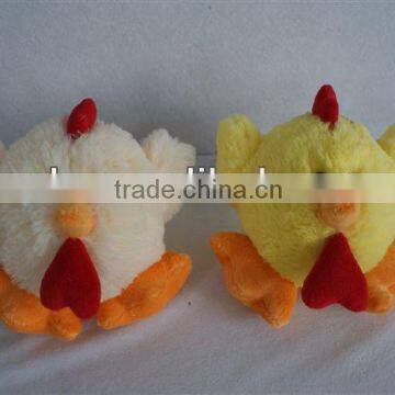 Cute plush animal easter chicken