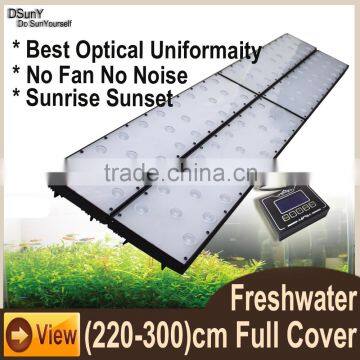For 120-150cm freshwater tank programmable dimmable led aquarium light new programmable controller with 4 channels dimmable