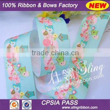 2015 Wholesale Forest Birl Printed Ribbon