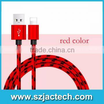 Faster Speed Braided nylon Cable for iPhone 6 6s 7 7 plus