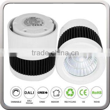 high power COB surface mounted 20W led downlight