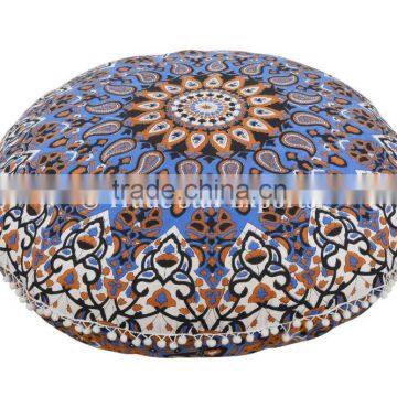 Star Mandala Floor Pillow Round Cushion Cover Decorative Throw Pillowcases Indian Outdoor Cushions Boho Pillow Cover