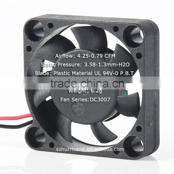 30mm dc 3007 dc brushless fan 12v