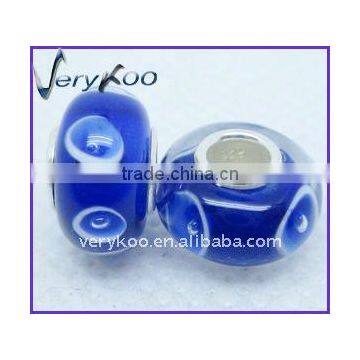 Blue Lampwork Murano Glass Beads (FCH-B006)