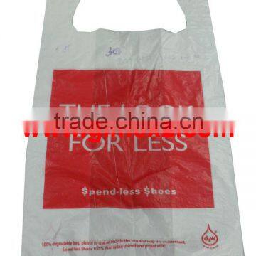 hdpe Die cut plastic shopping bag