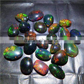 BLACK ETHIOPIAN OPAL NICE RAINBOW FIRE QUALITY LOT