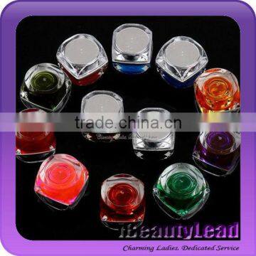 2015 transparent UV gel with 12 colors uv nail gel set