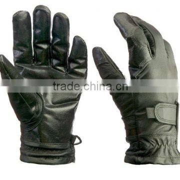 Leather Police Gloves