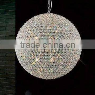 ball Chandelier for wedding table decoration, decorated chandelier for wedding