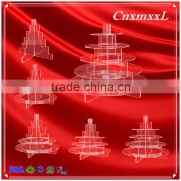 2016 Fast-sell New Patent Multifunctional Macaron Tower ,5 Tier Acrylic Tower Stand ,Macaron Display Tray,macaron Packaging photo-5