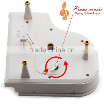 Creative Valentine's Day Gift Laputa Piano Dancing Lovely Ballerina Girls Rotating Music Box Vintage Mechanical Classical photo-4