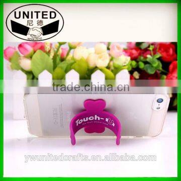 New touch U stand for mobile phone cell phone accessories display stand