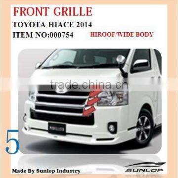 2014 hiace KDH 200 toyota hiace body parts #000754 front grille .wide body