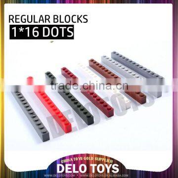 1*16 Dots Bricks Plastic Random Building Blocks Regular Blocks in Bulk DE00054-10