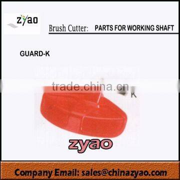 parts for working shaft of brush cutter, guard with small blade for grass trimmer