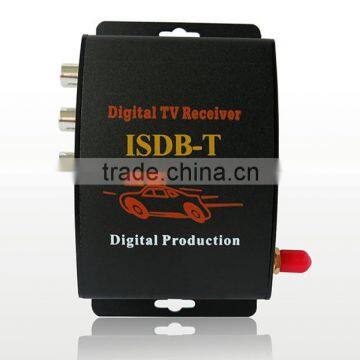 Two way digital TV box ISDB-T Brazil standard One seg digital TV Tuner Receiver M-388X Support 140-190KM/H Speed