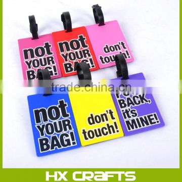 Promotion and Advertising High Grade Soft PVC Luggage Tags