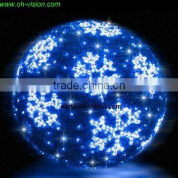 hot sell led big snowflake motif light