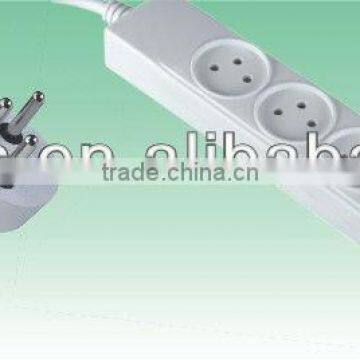 Israel standard 5 way multi extension retractable power strip 5way