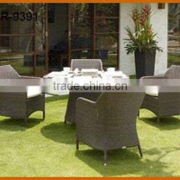 Garden Luxury Table Chair Set Rattan