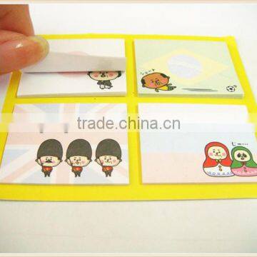 custom design sticky notes in different shapes&sizes