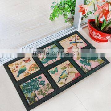 Antislip outdoor Entrance floor mat rubber door mat