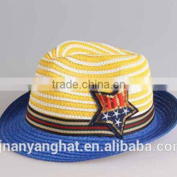 Hot sell Funny beautiful star kids cap