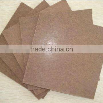 Brown color hardboard 2.5mm and 3mm used for Furniture,Sofa inside ,Photo frame back , Food and Fruit packing material