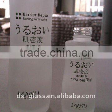 50ml glass frost lotion bottle