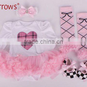 China Best Selling Products New Fashion Girls Tops Baby Long Sleeve Peplum Dress photo-3