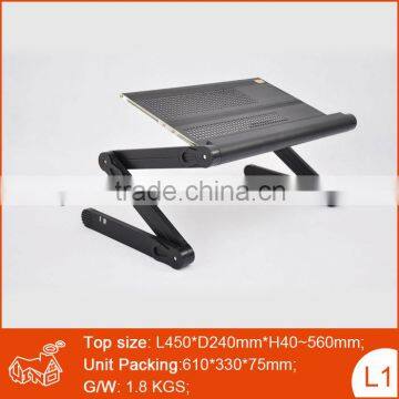 Adjustable Vented Laptop Table Lap Desk Portable Bed Tray Cooling Book Stand