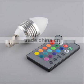 RGB Candle LED 3W 106mm Colouful LED