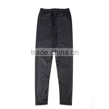 Close-fitting imitation leather pants