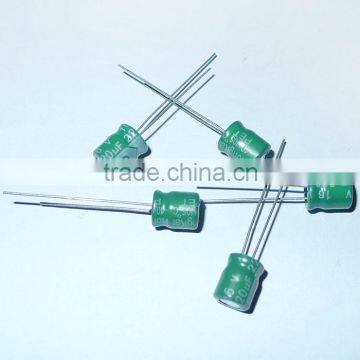 220UF/16V 6*7 Green Metallized Polyester Film Capacitor photo-3