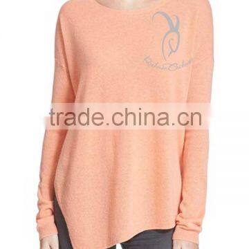 Latest New Style Sweater Flat Knitted Crew Neck Sweater