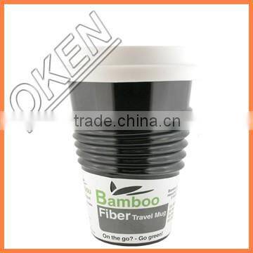 Trade price bamboo fiber cup silicone lid burst sells