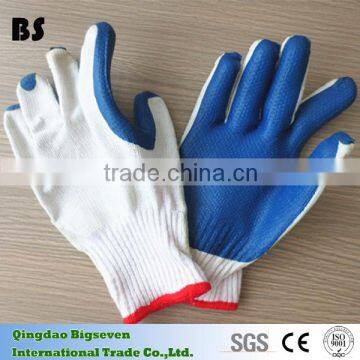 BSSAFETY cheap factory labor gloves rubber working gloves