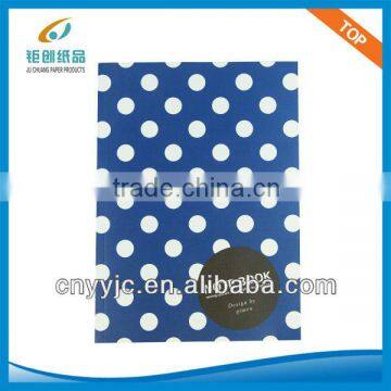 Simple Custom design notebook(Polka dots )