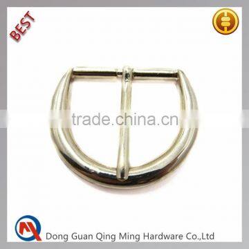 Custom Large Metal Half Center Bar Buckle With Tongue For Belt