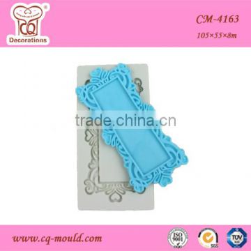 Vintage Rectangle Silicone Molds For Chocolate Silicone Mold ,Kitchen Baking Mould Fondant Cake Decorating mould CM-4163