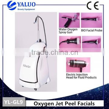 Facial Treatment Machine Facial Skin Rejuvenation Spary Oxygen Jet Machine BIO RF Water Facial Machine